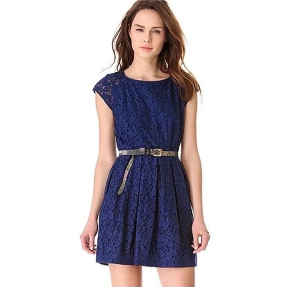 MADEWELL Navy Lace Dress